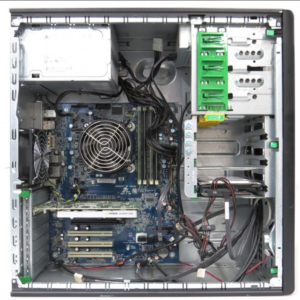 HP Z200 Workstation inside