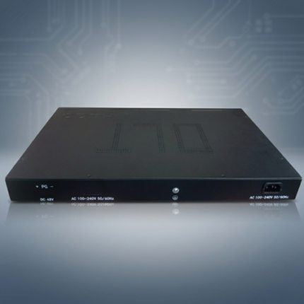 HSGQ-XE08R 8-Port EPON OLT back side