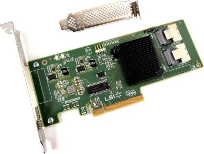 Sun LSI SAS9211-8i controller card with SFF-8087 ports